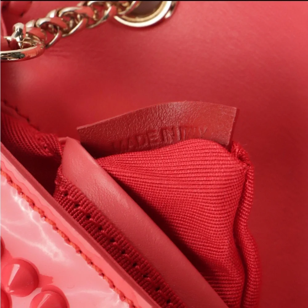 Christian Louboutin Mini Sweet Charity Crossbody Bag with Studded Spikes - EUC - Picture 2 of 15
